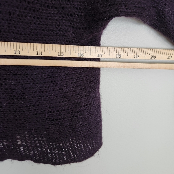 WOODEN SHIPS Women's Sweater Medium Mohair Aztec Paola Buendia Embroidered - Picture 9 of 9